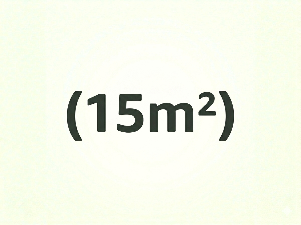 15m²