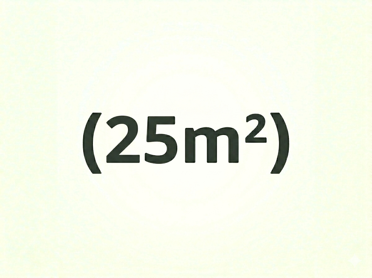25m²