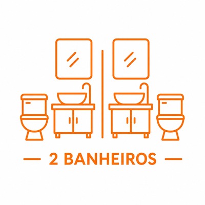 2 Banheiros