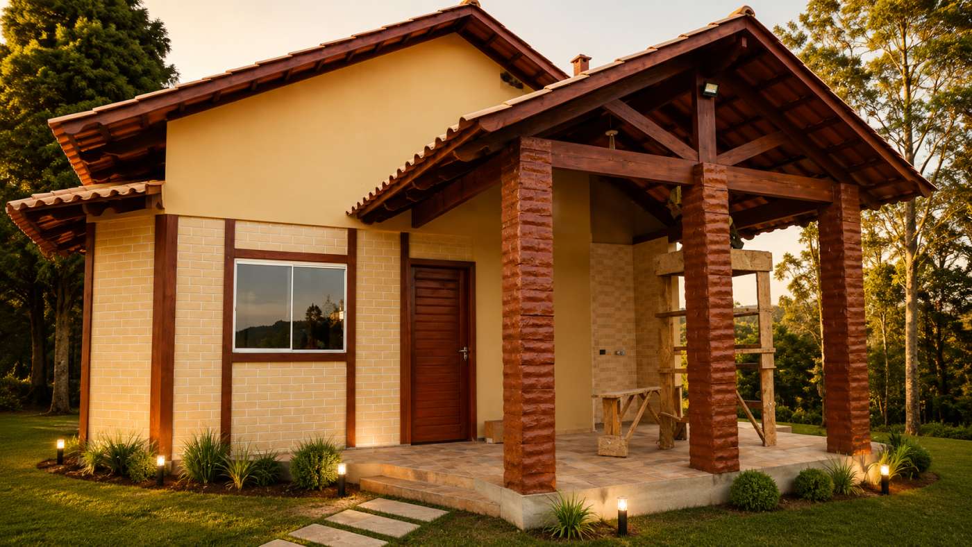 Casa 54m² Mandirituba-PR