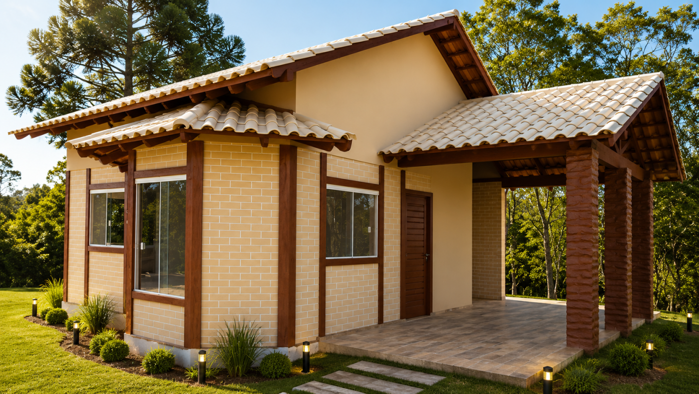 Casa 54m² Mandirituba-PR