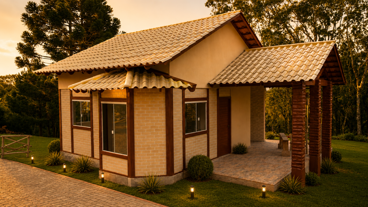 Casa 54m² Mandirituba-PR